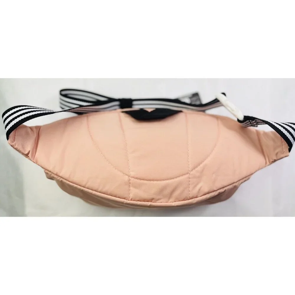 ADIDAS CORE WAIST PACK~ Bag Fanny Pack  Glow Sport Bag Pink /White/Black (coral) - Picture 5 of 12